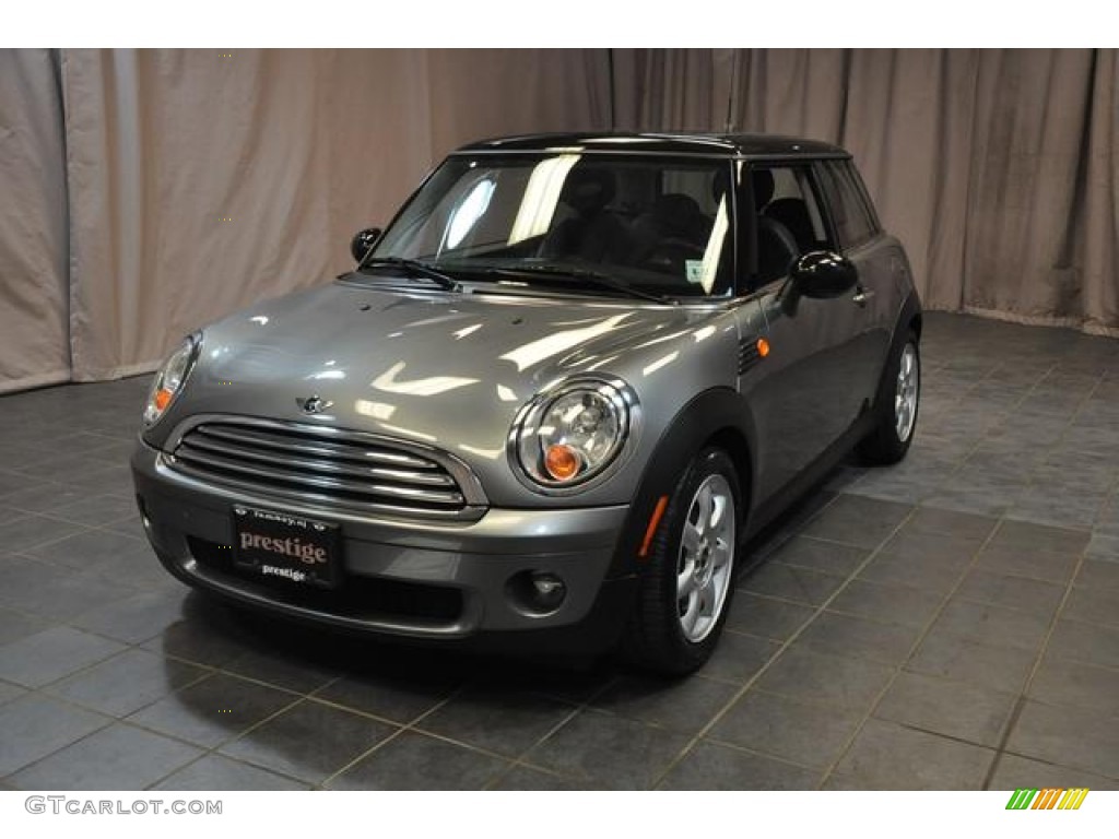 2010 Cooper Hardtop - Sparkling Silver Metallic / Grey/Carbon Black photo #1