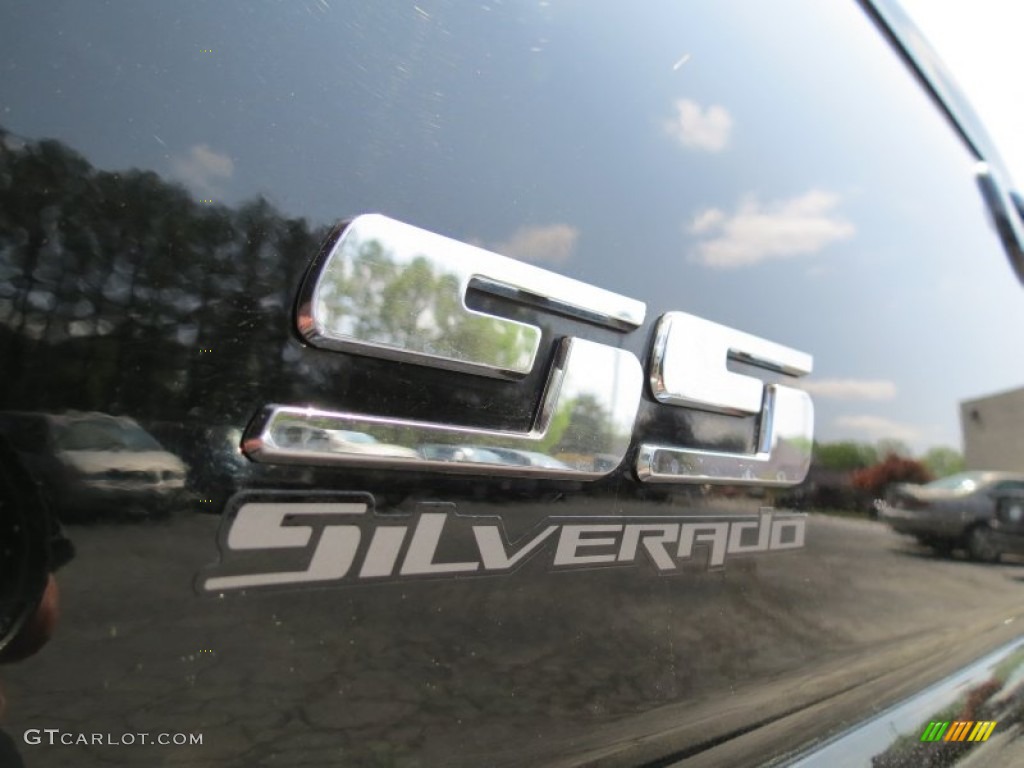 2003 Silverado 1500 SS Extended Cab AWD - Black / Dark Charcoal photo #11