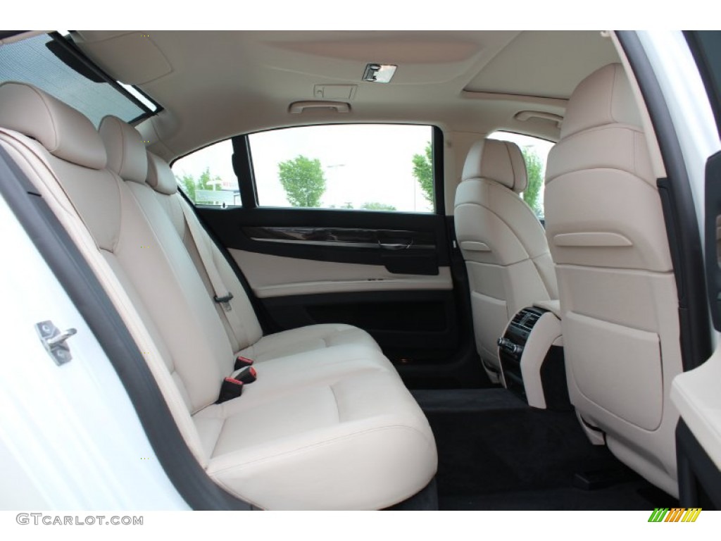 2011 BMW 7 Series 740Li Sedan Rear Seat Photo #79845582