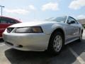 2001 Silver Metallic Ford Mustang V6 Coupe  photo #1
