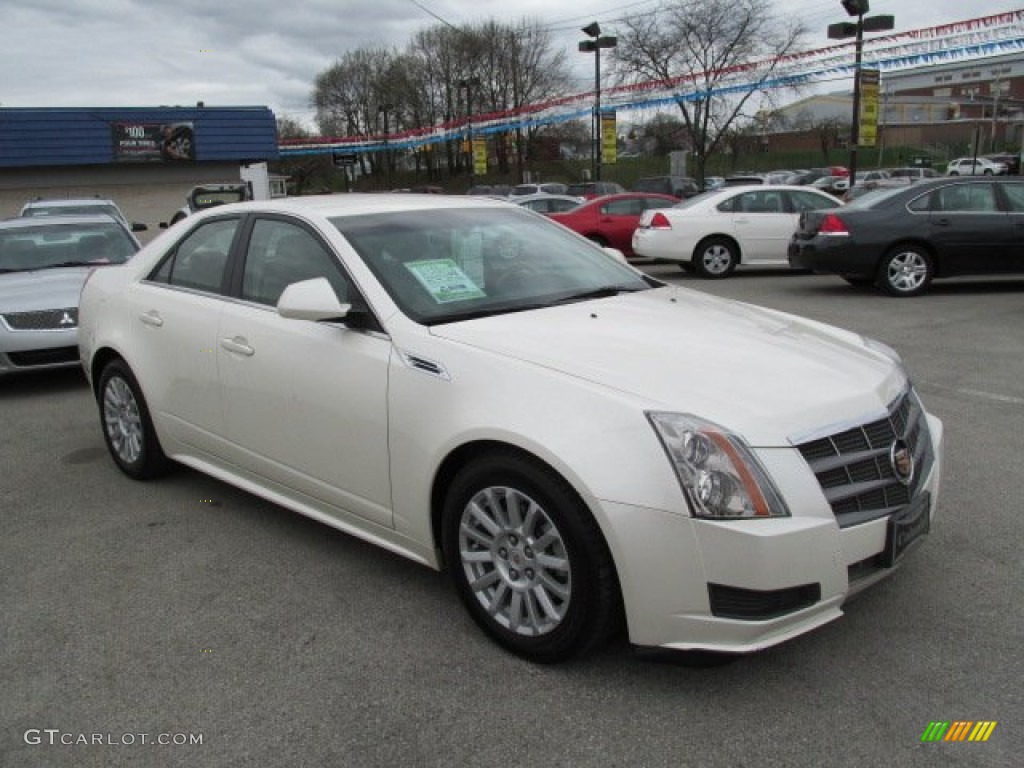 White Diamond Tricoat 2010 Cadillac CTS 4 3.0 AWD Sedan Exterior Photo #79846630