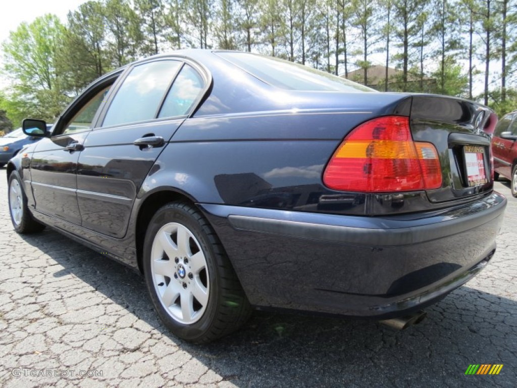 2002 3 Series 325i Sedan - Orient Blue Metallic / Sand photo #2