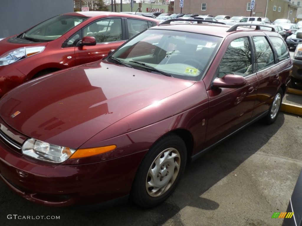 2001 L Series LW200 Wagon - Dark Red / Gray photo #3