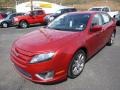 Red Candy Metallic 2010 Ford Fusion SE Exterior