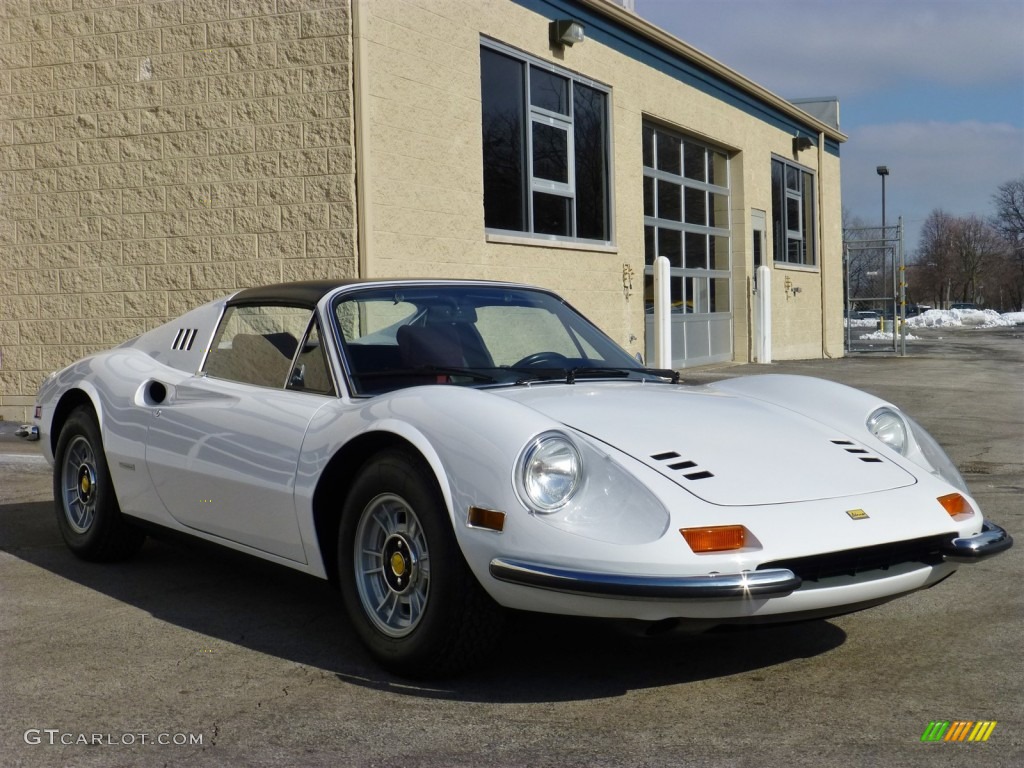 Bianco (White) 1974 Ferrari Dino 246 GTS Exterior Photo #79848274