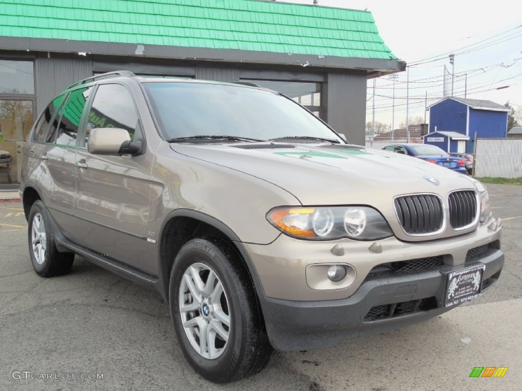 2006 X5 3.0i - Kalahari Beige Metallic / Beige photo #3