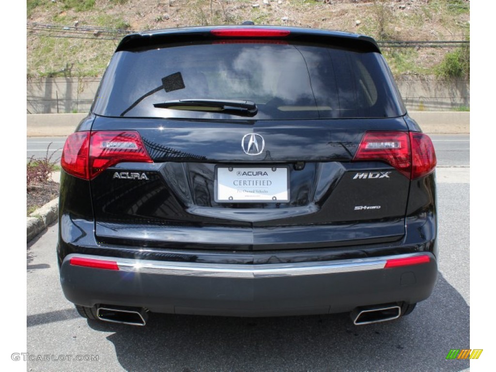 2011 MDX Technology - Crystal Black Pearl / Parchment photo #5