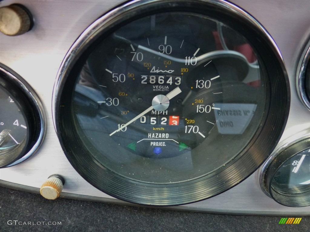 1974 Ferrari Dino 246 GTS Gauges Photo #79849220