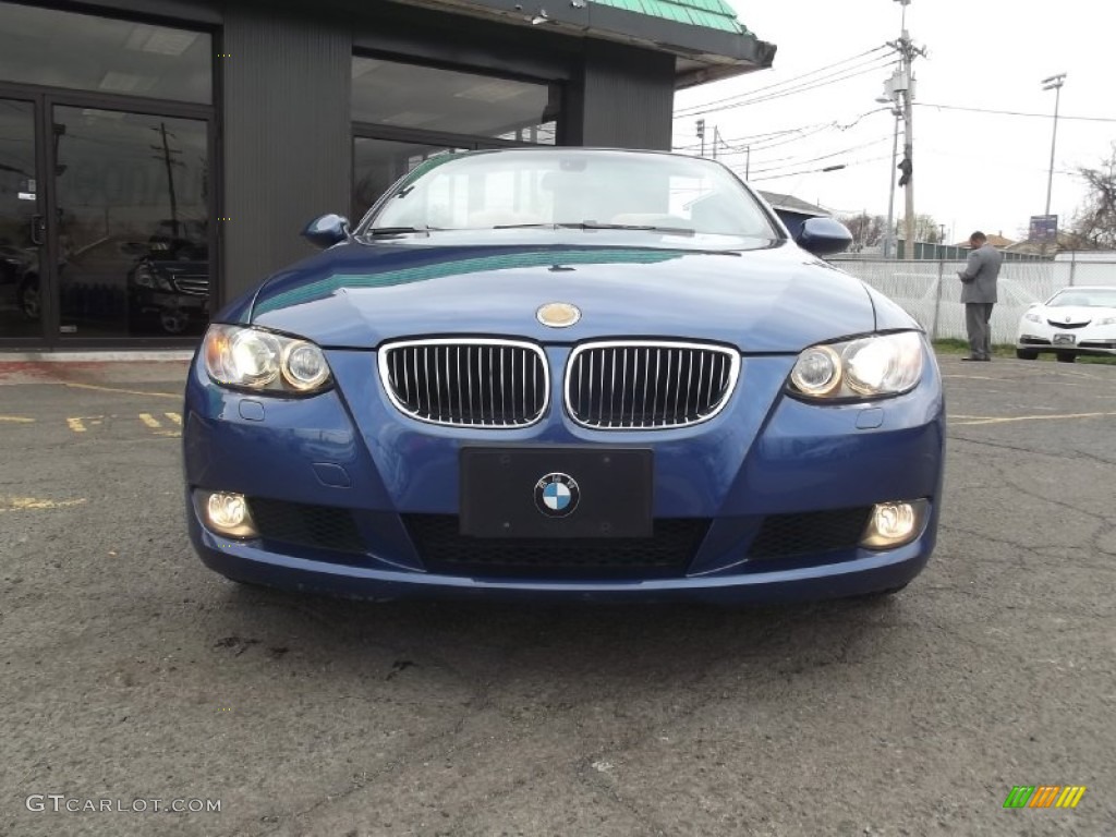 2007 3 Series 328i Convertible - Montego Blue Metallic / Saddle Brown/Black photo #7