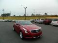 2013 Crystal Red Tintcoat Cadillac ATS 2.5L  photo #1