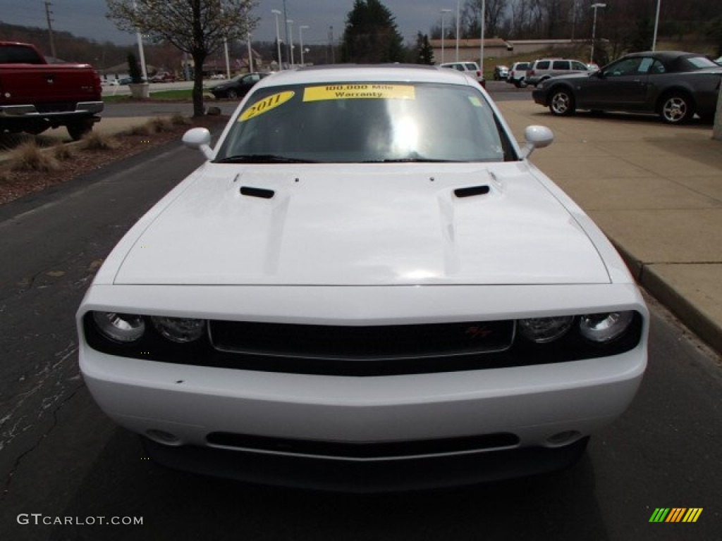 2011 Challenger R/T Classic - Bright White / Dark Slate Gray photo #3