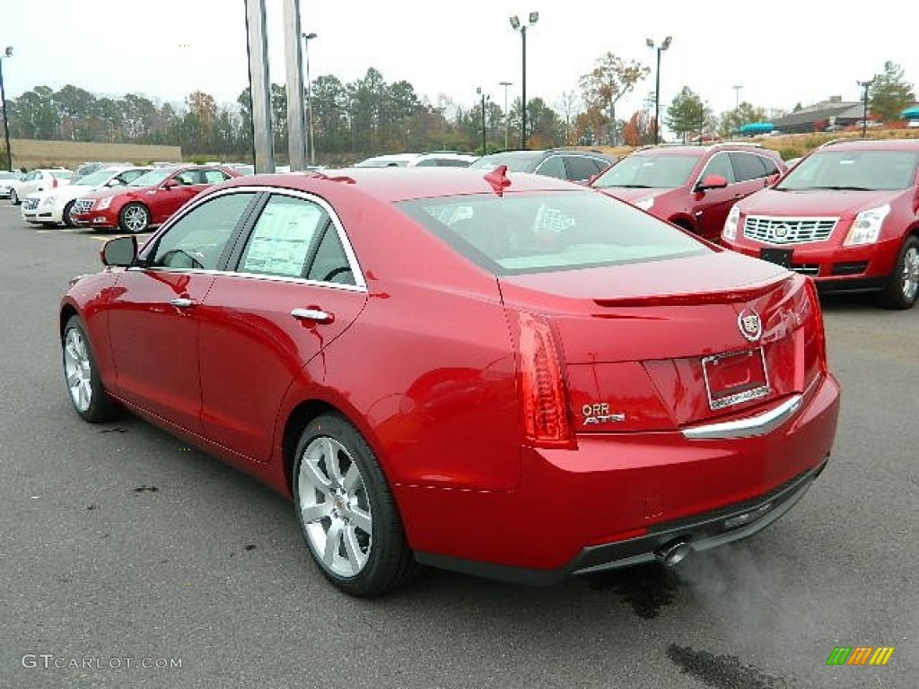 2013 ATS 2.5L - Crystal Red Tintcoat / Jet Black/Jet Black Accents photo #5