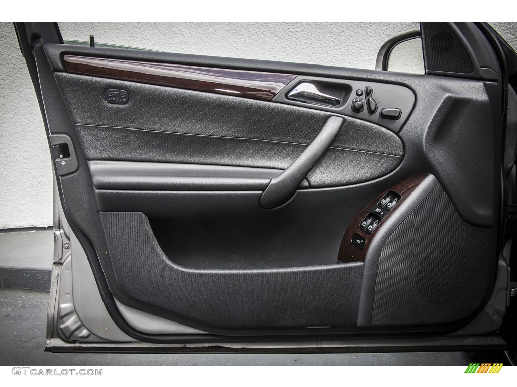 2004 Mercedes-Benz C 240 Sedan Black Door Panel Photo #79850137