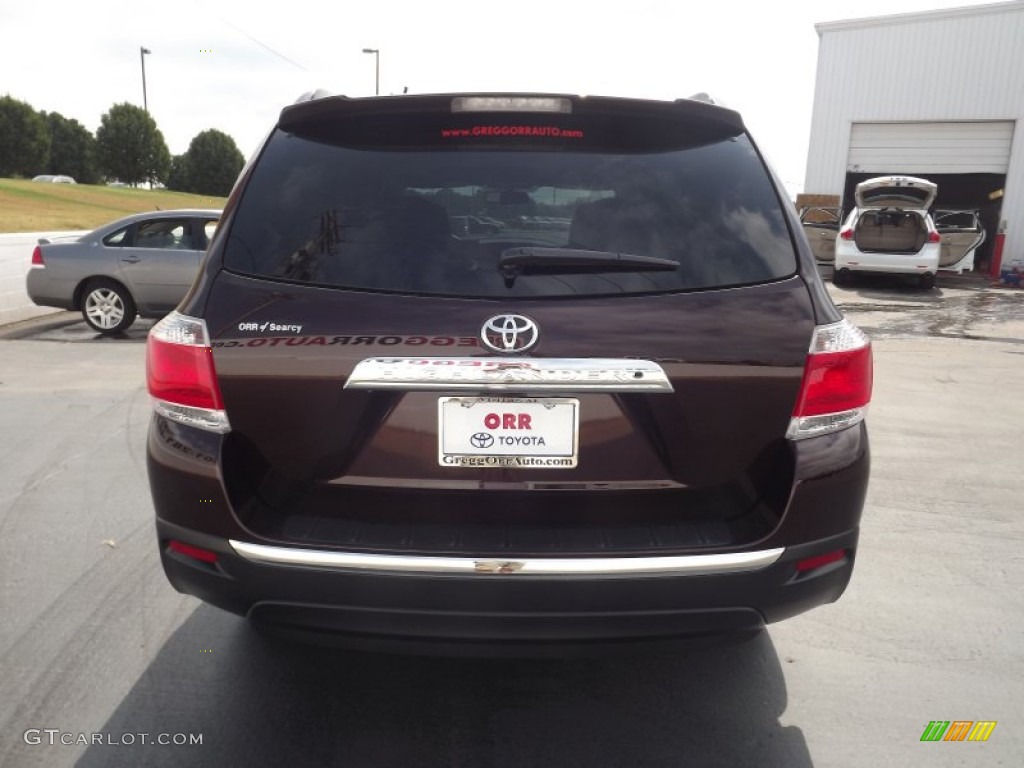 2012 Highlander Limited - Sizzling Crimson Mica / Sand Beige photo #6