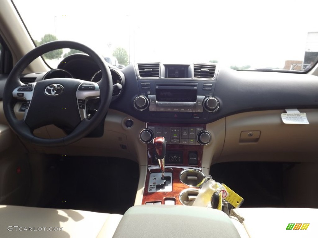 2012 Highlander Limited - Sizzling Crimson Mica / Sand Beige photo #10