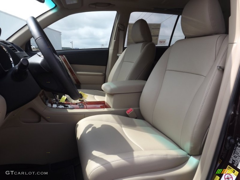 2012 Highlander Limited - Sizzling Crimson Mica / Sand Beige photo #13