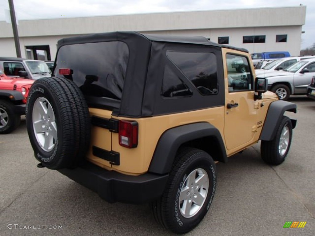 2013 Wrangler Sport S 4x4 - Dune Beige / Black photo #6