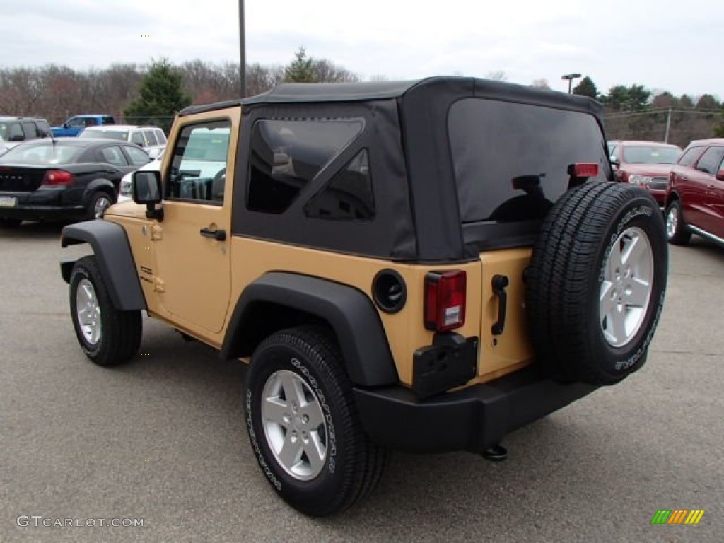 2013 Wrangler Sport S 4x4 - Dune Beige / Black photo #8