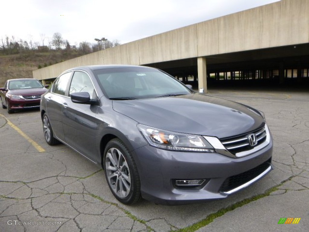 2013 Accord Sport Sedan - Modern Steel Metallic / Black photo #1