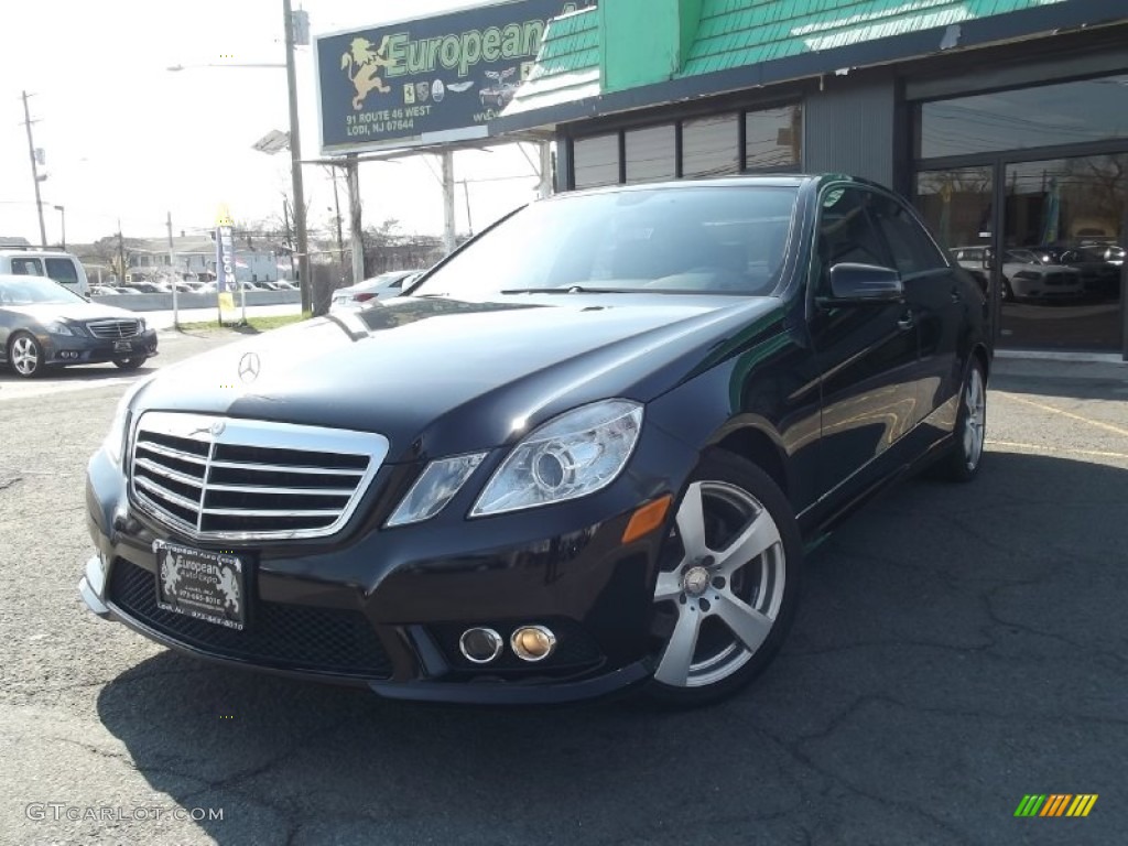 Black Mercedes-Benz E