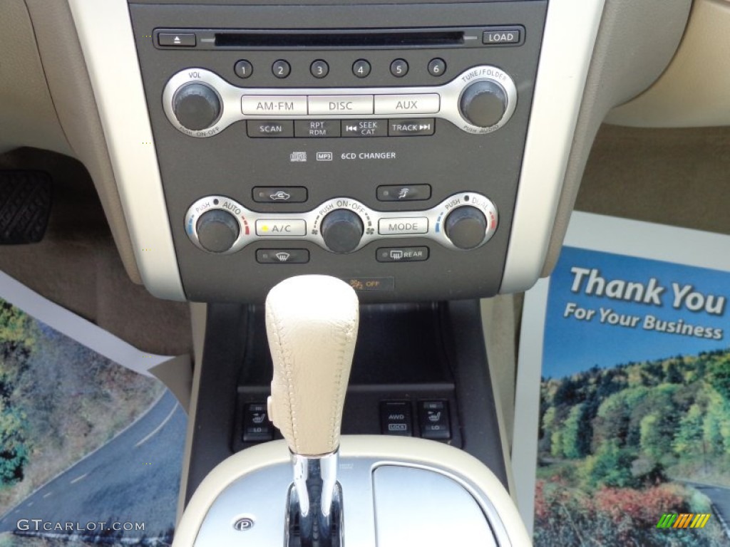 2010 Murano SL AWD - Glacier White Pearl / Beige photo #15