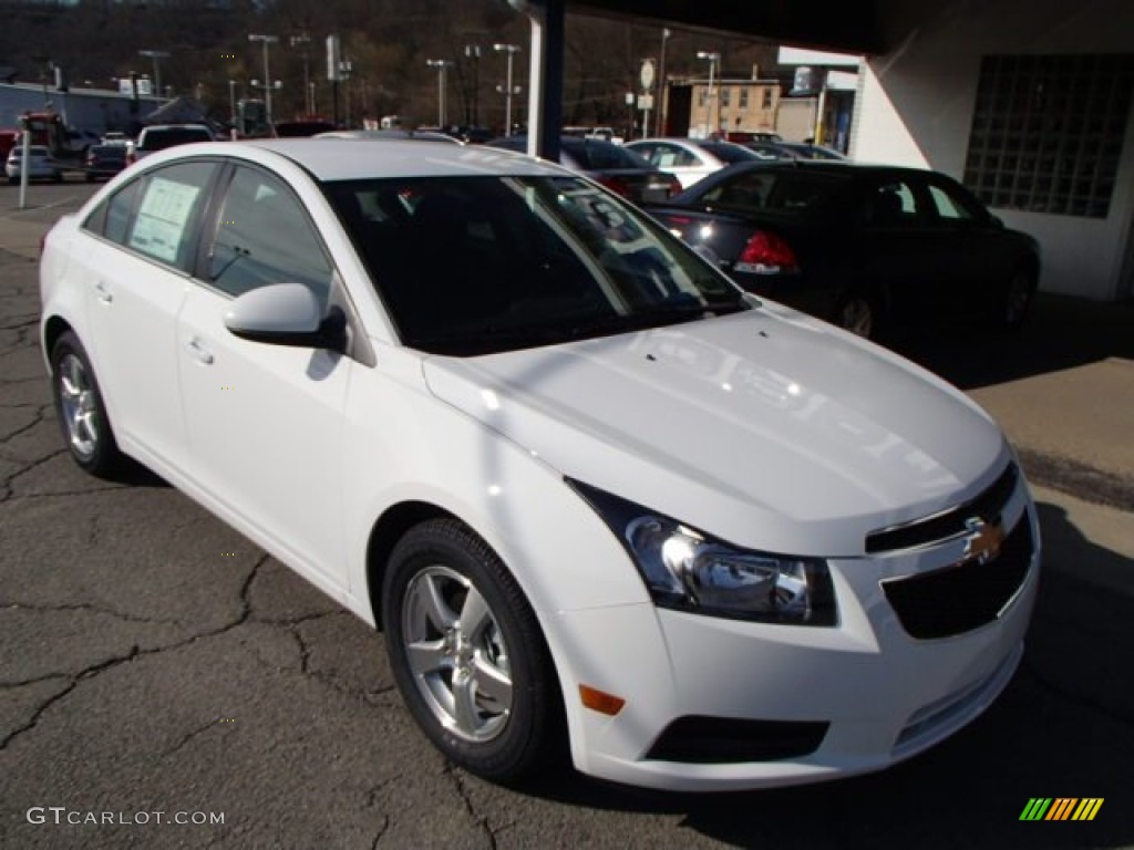 2013 Cruze LT - Summit White / Jet Black/Sport Red photo #2