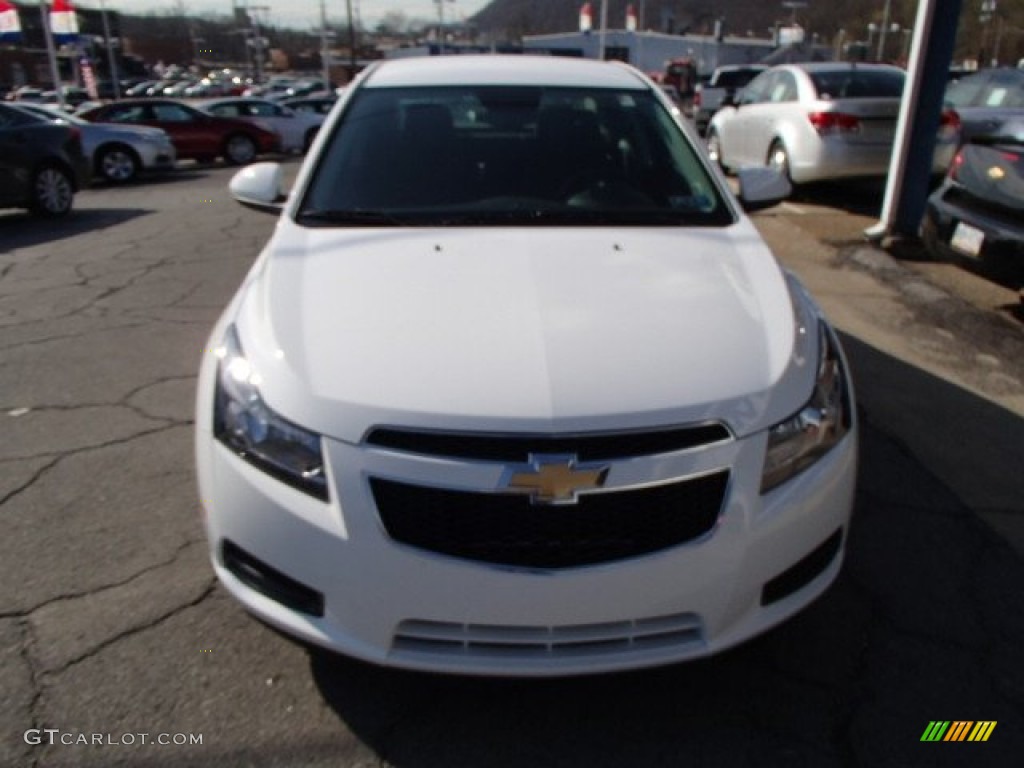 2013 Cruze LT - Summit White / Jet Black/Sport Red photo #3