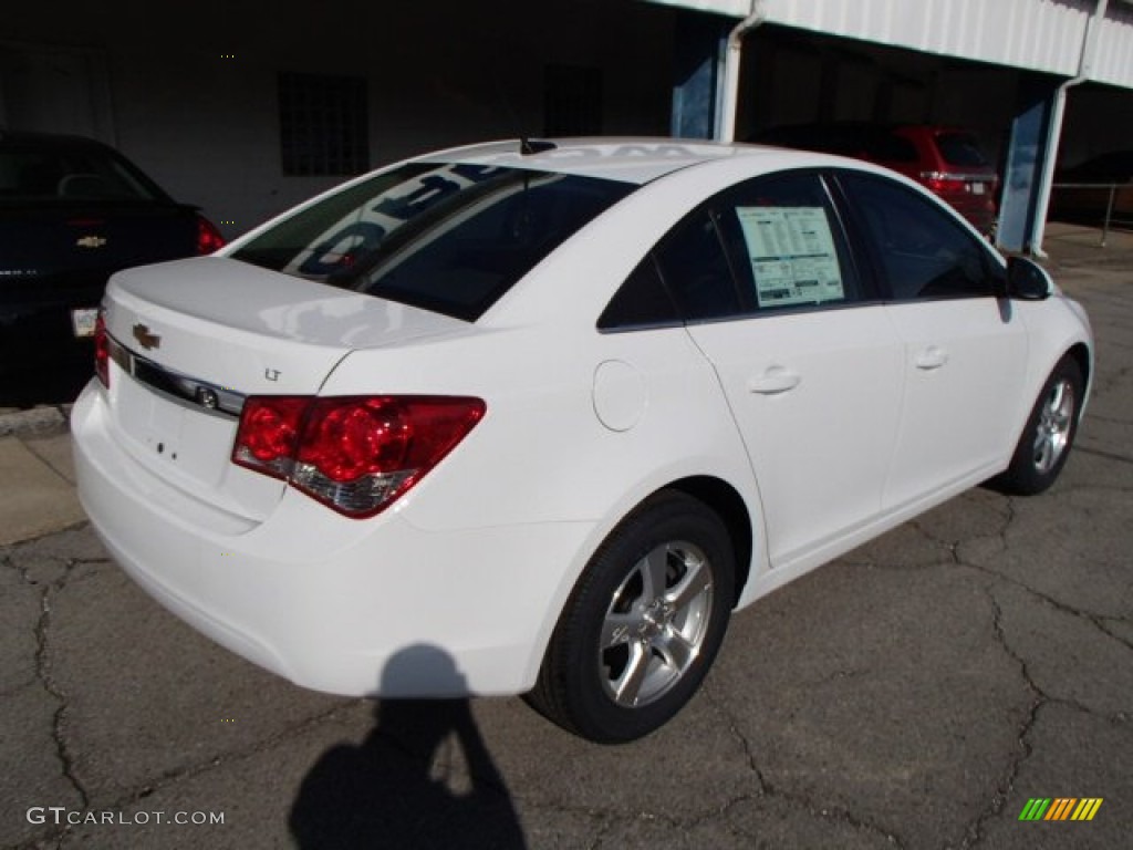 2013 Cruze LT - Summit White / Jet Black/Sport Red photo #8