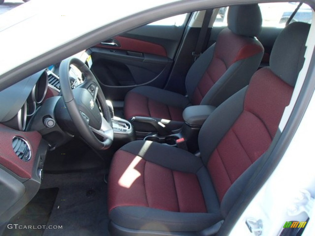 2013 Cruze LT - Summit White / Jet Black/Sport Red photo #11