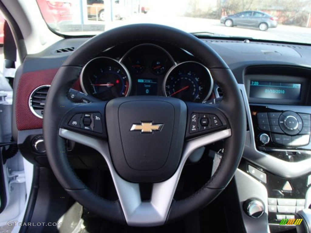2013 Cruze LT - Summit White / Jet Black/Sport Red photo #18