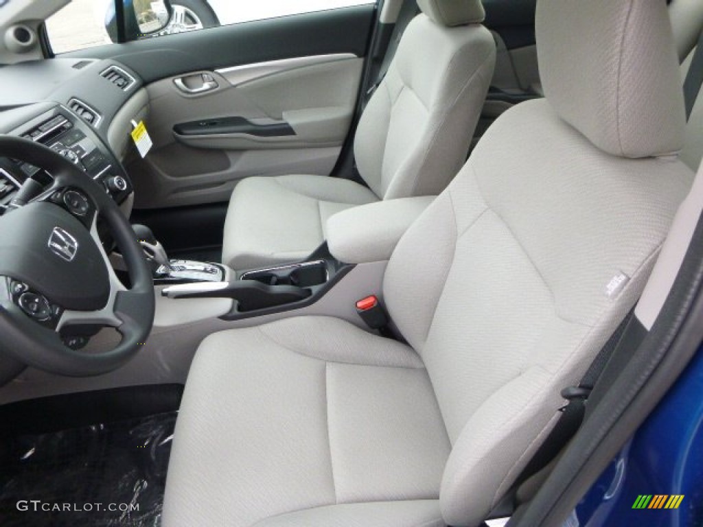 Gray Interior 2013 Honda Civic EX Sedan Photo #79853962