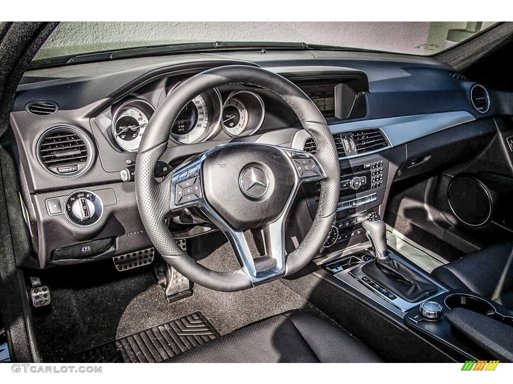 2013 Mercedes-Benz C 250 Sport Black Dashboard Photo #79854586