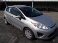 2013 Ingot Silver Ford Fiesta SE Hatchback  photo #2