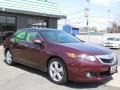 2010 Basque Red Pearl Acura TSX Sedan  photo #3