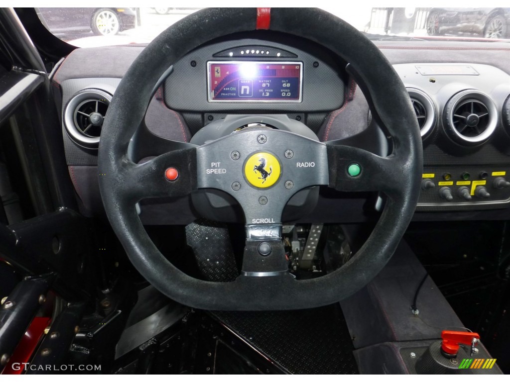 2006 Ferrari F430 Challenge Black Steering Wheel Photo #79854917