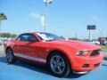 2012 Race Red Ford Mustang V6 Premium Convertible  photo #7