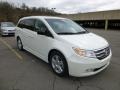 White Diamond Pearl 2013 Honda Odyssey Touring Elite Exterior