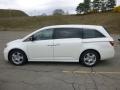 2013 White Diamond Pearl Honda Odyssey Touring Elite  photo #6