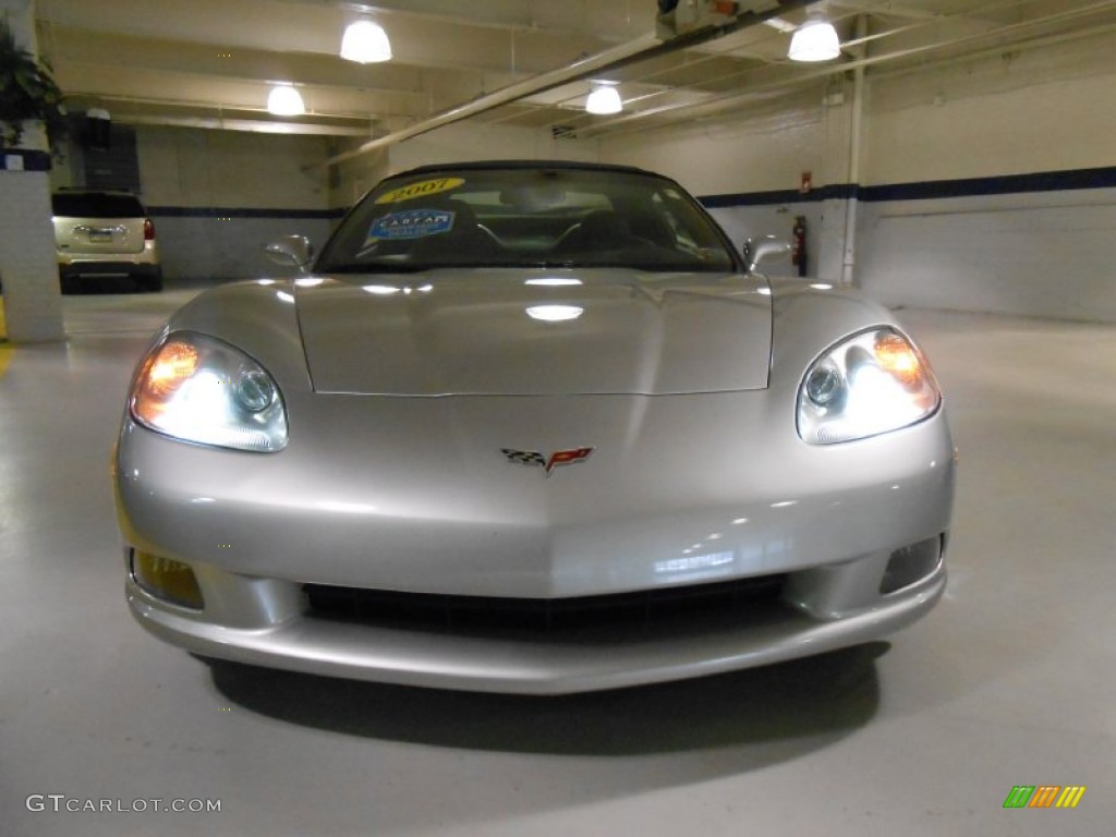 2007 Corvette Convertible - Machine Silver Metallic / Titanium photo #2