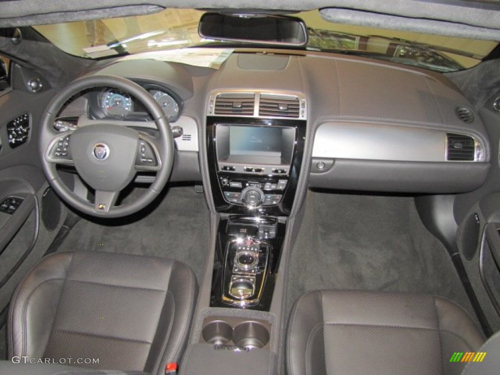 2012 Jaguar XK XKR Convertible Warm Charcoal/Warm Charcoal Dashboard Photo #79856581
