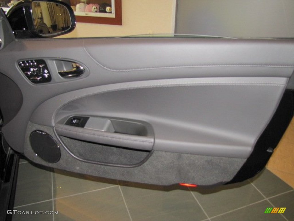 2012 Jaguar XK XKR Convertible Warm Charcoal/Warm Charcoal Door Panel Photo #79856781