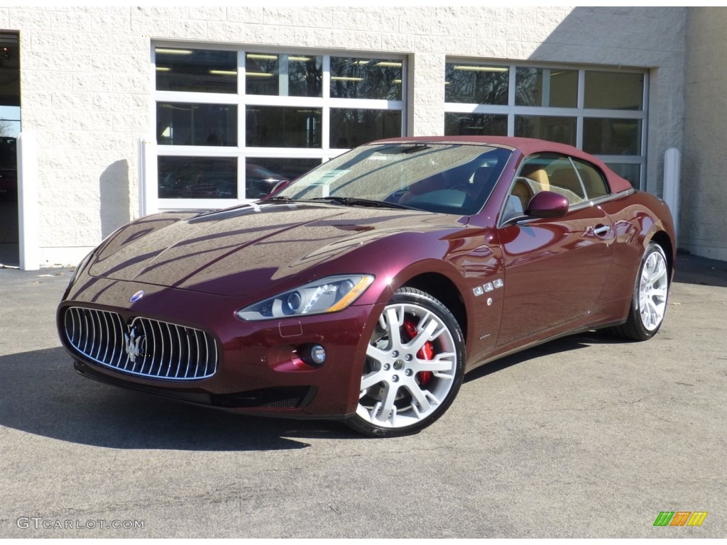 Bordeaux Ponteveccio (Red Metallic) 2013 Maserati GranTurismo Convertible GranCabrio Exterior Photo #79856782