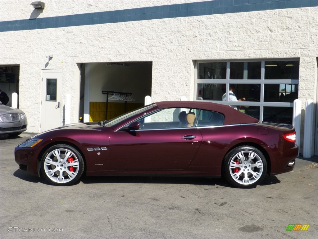 Bordeaux Ponteveccio (Red Metallic) 2013 Maserati GranTurismo Convertible GranCabrio Exterior Photo #79856842