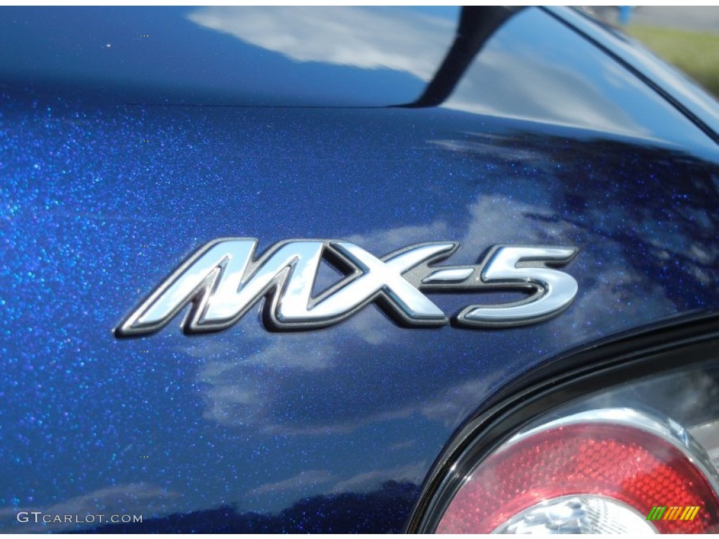 2007 MX-5 Miata Sport Roadster - Stormy Blue Mica / Black photo #14