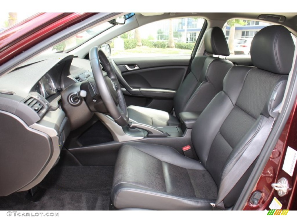 2010 TSX Sedan - Basque Red Pearl / Ebony photo #12