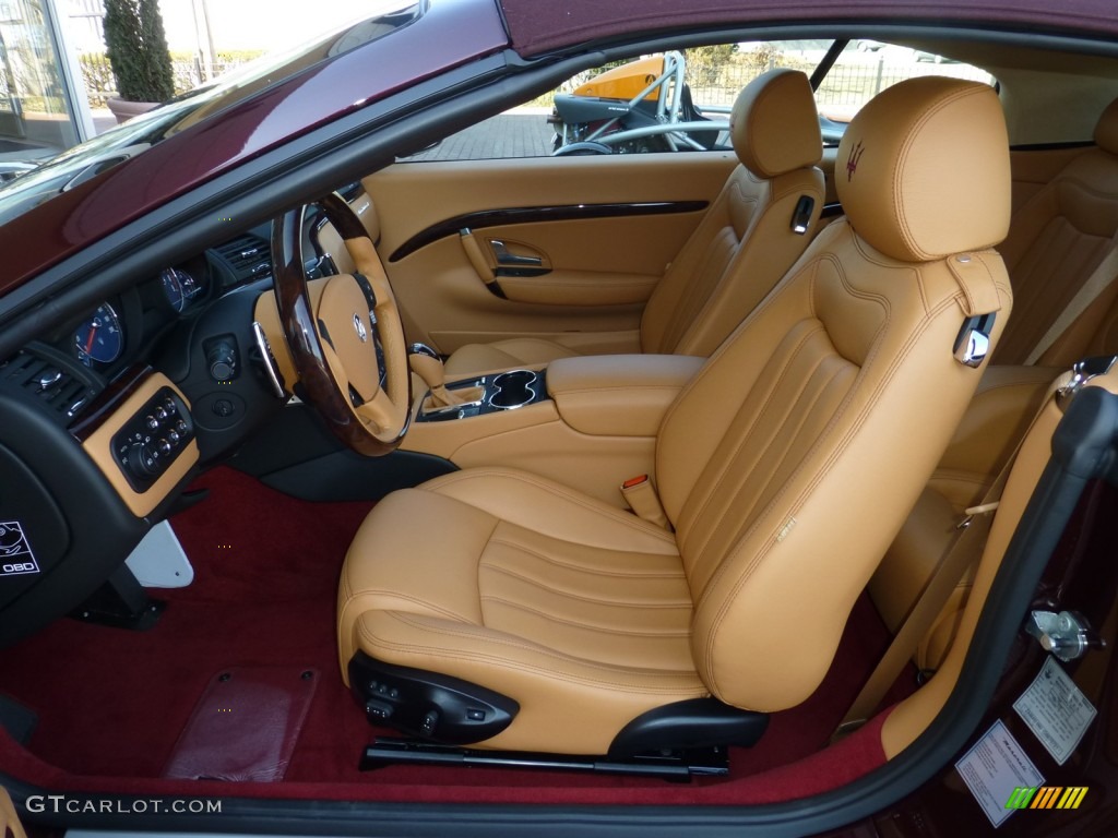 2013 Maserati GranTurismo Convertible GranCabrio Front Seat Photo #79857368