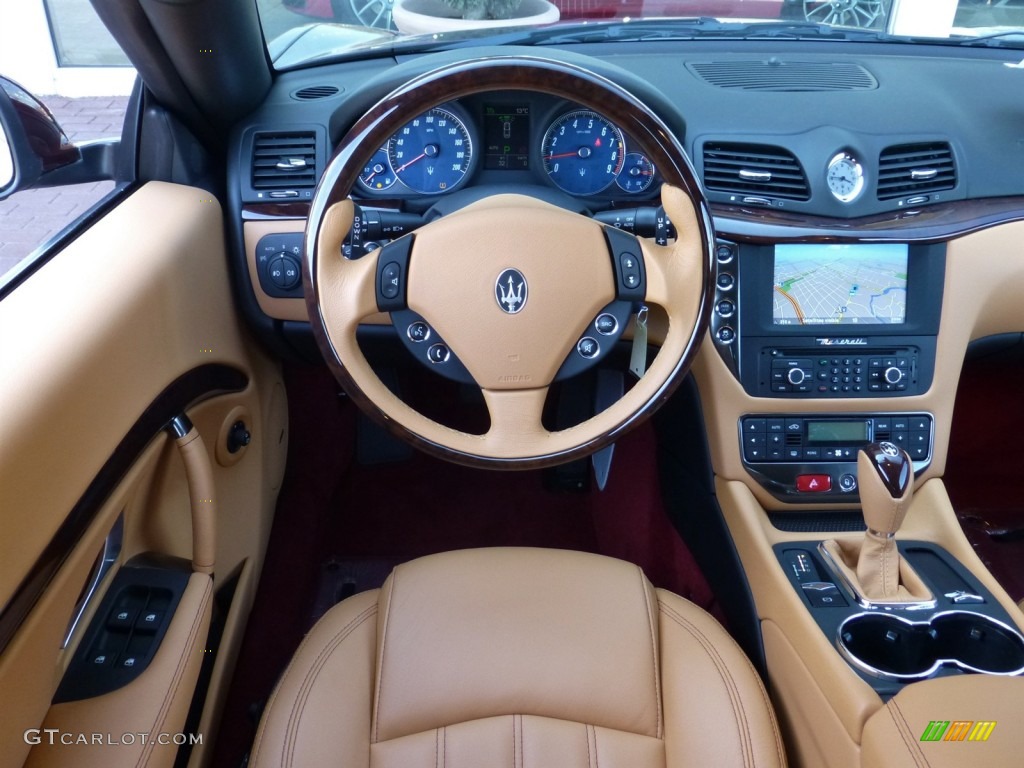 2013 Maserati GranTurismo Convertible GranCabrio Cuoio Dashboard Photo #79857511