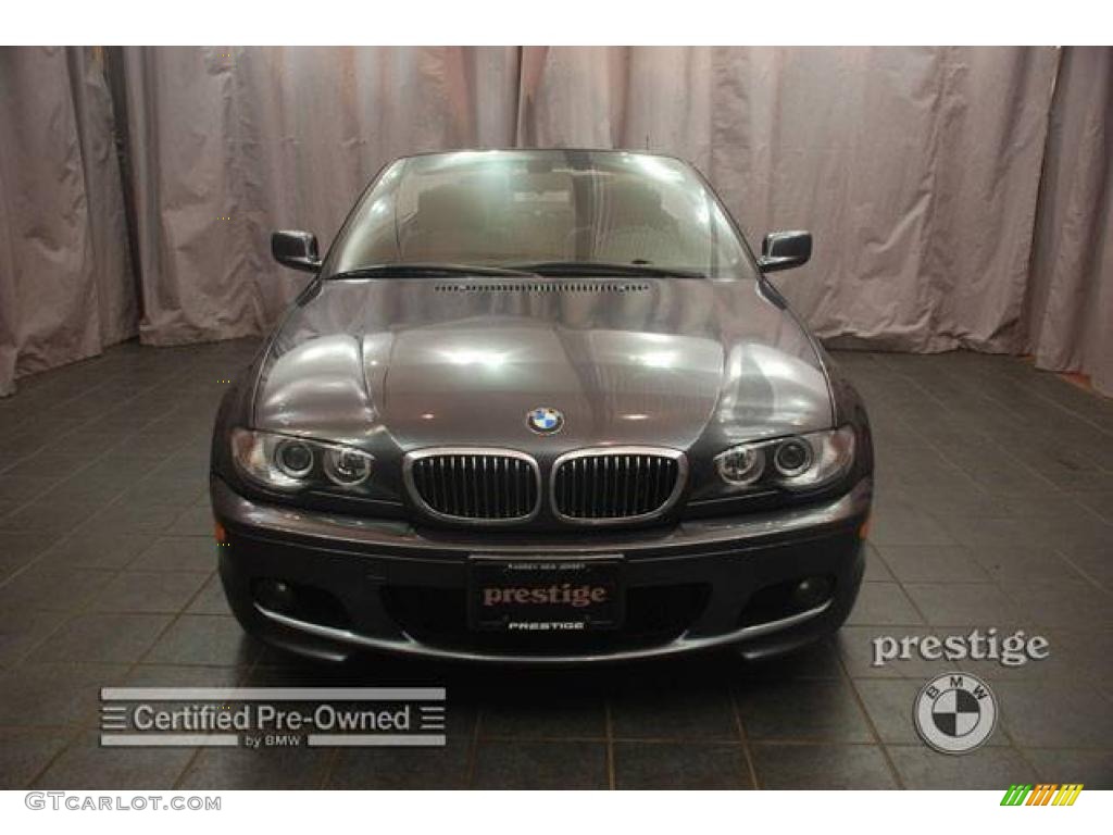 2006 3 Series 330i Convertible - Sparkling Graphite Metallic / Black photo #6