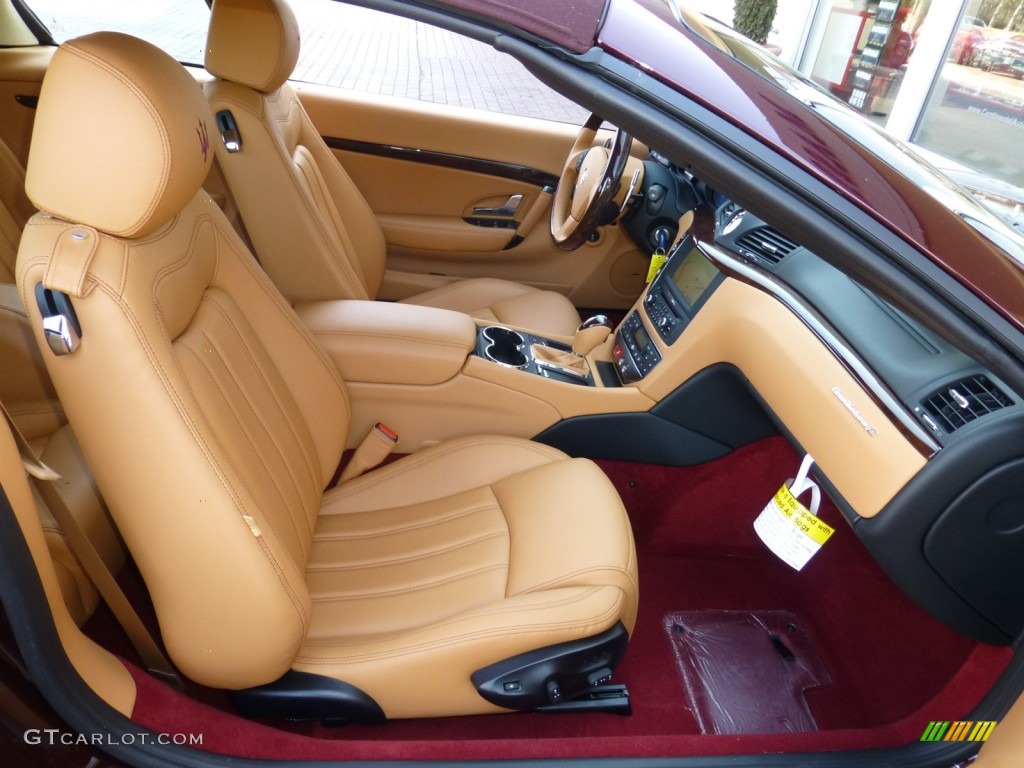 2013 Maserati GranTurismo Convertible GranCabrio Front Seat Photo #79857918