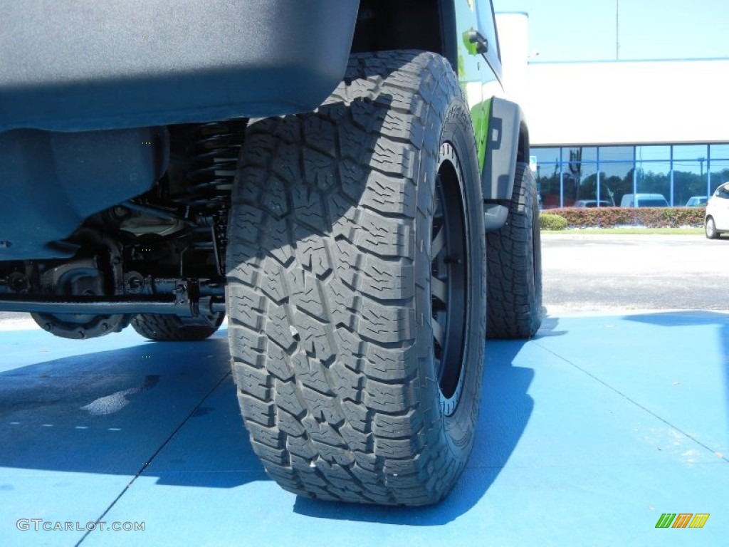 2012 Wrangler Sport S 4x4 - Gecko Green / Black photo #10